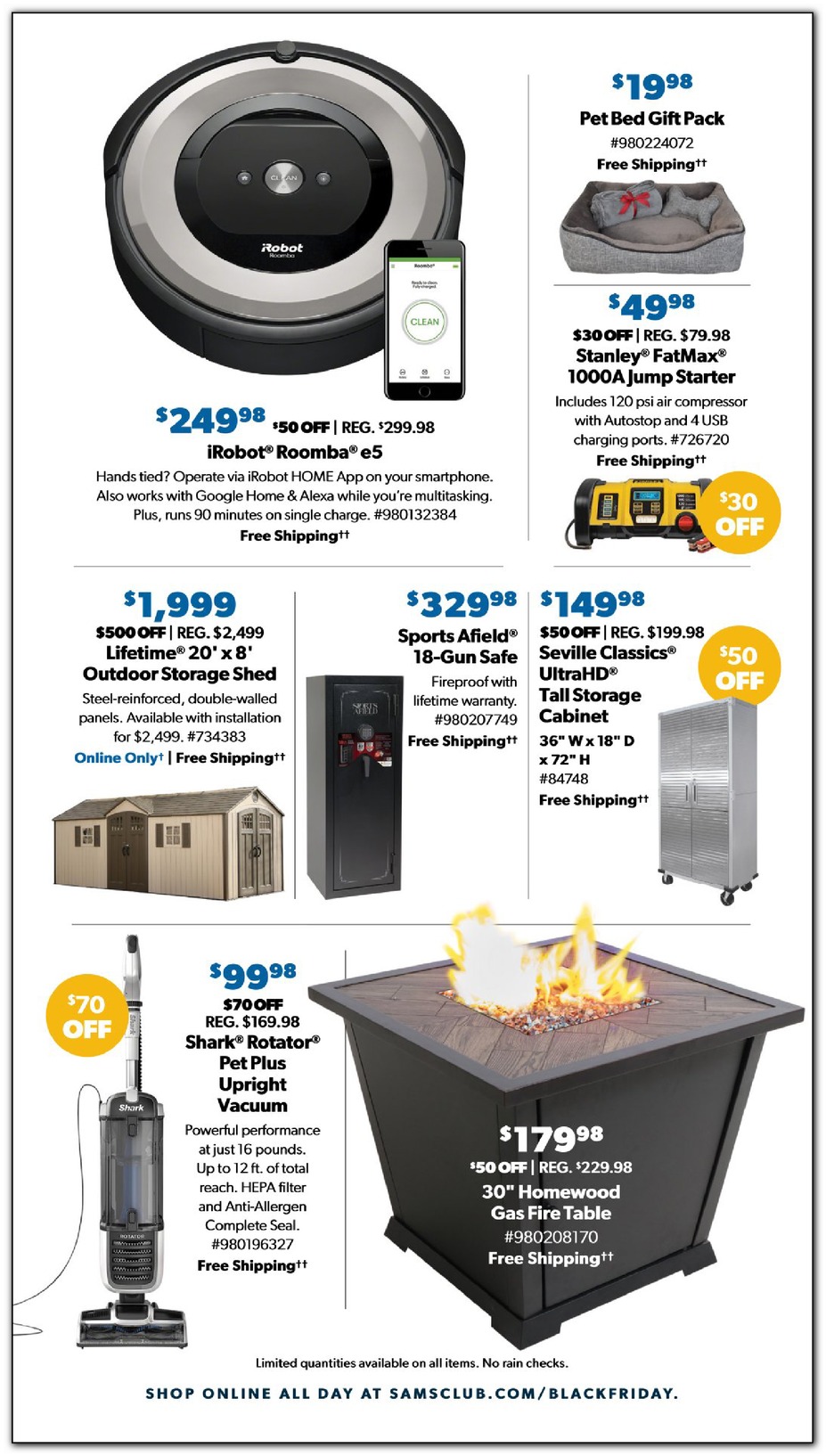 roomba sam's club black friday