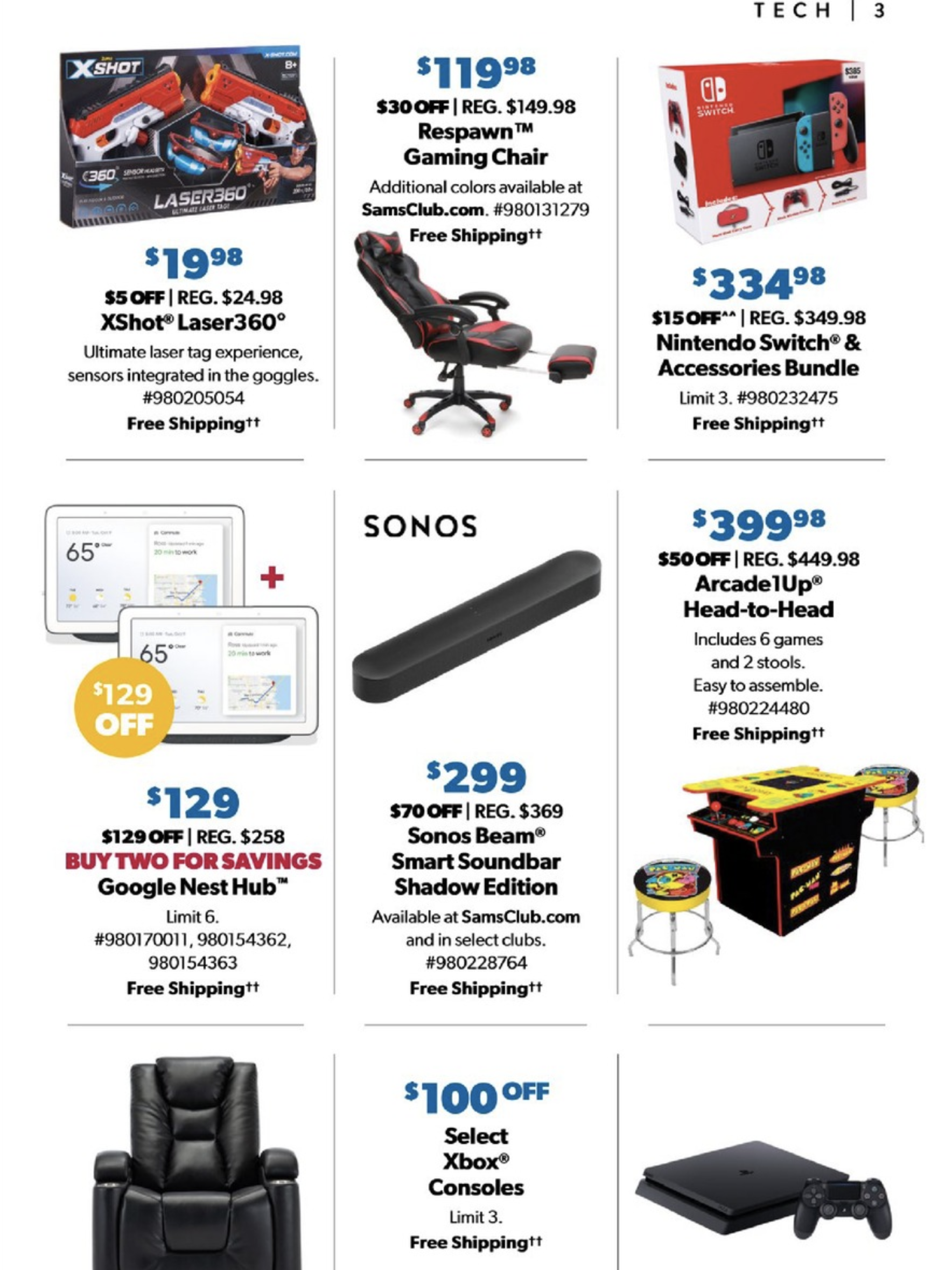 Sam's Club Black Friday ad TV doorbusters, Xbox, PS4, more 9to5Toys