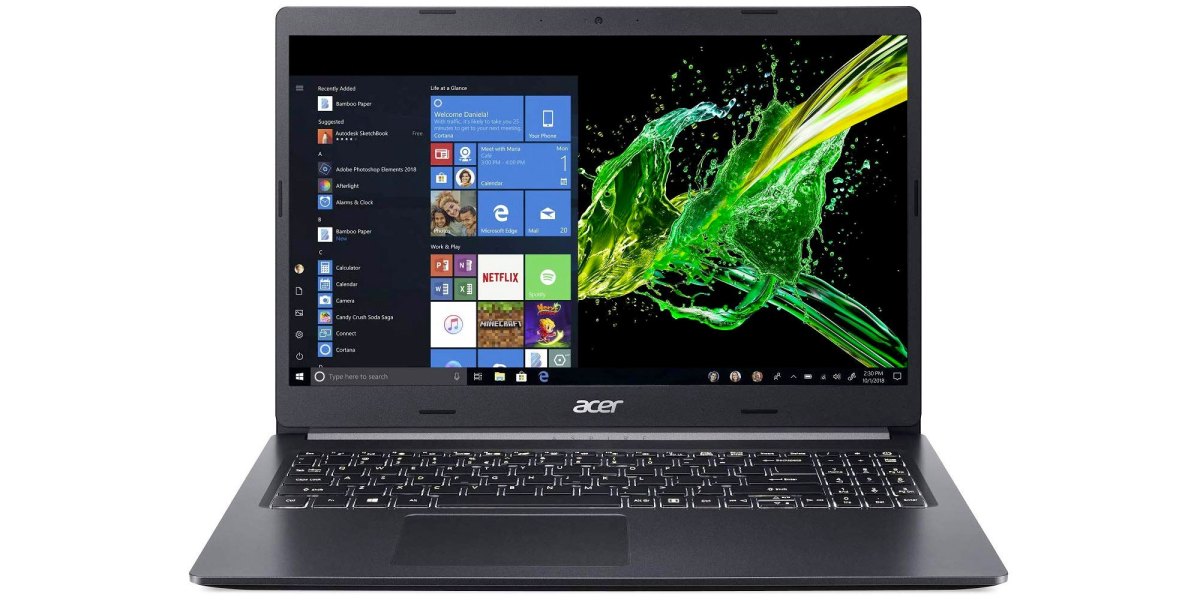 Acer's Aspire 5 Slim has a 512GB SSD + 9.5hours of