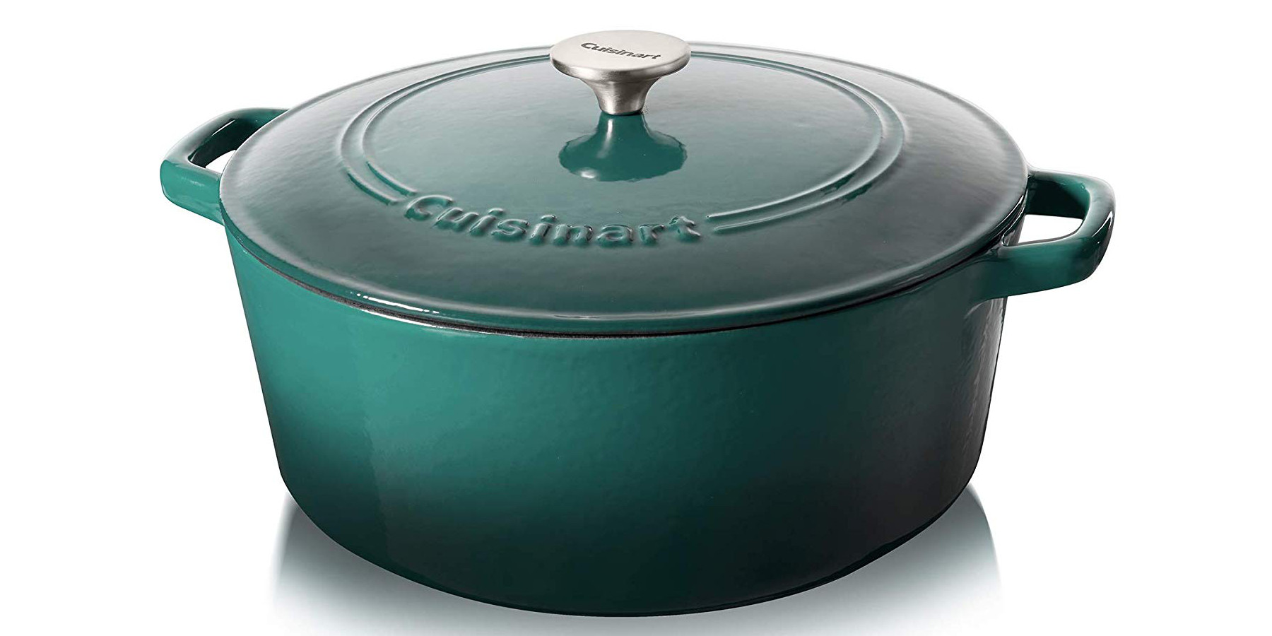 Cuisinart cast iron 7-Qt. round casserole now $60 for today only (Reg.  $100+)