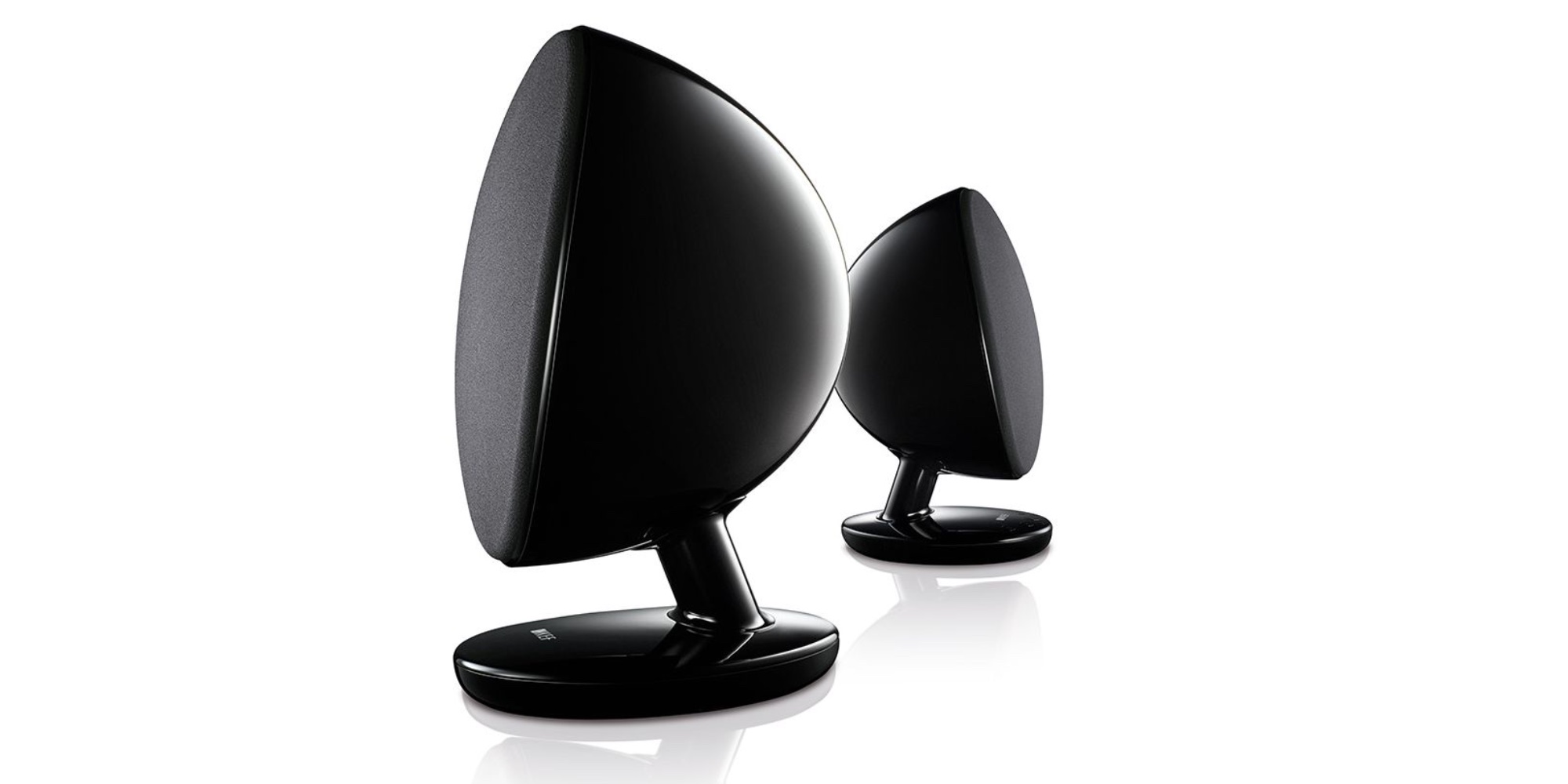 kef egg versatile desktop speaker system