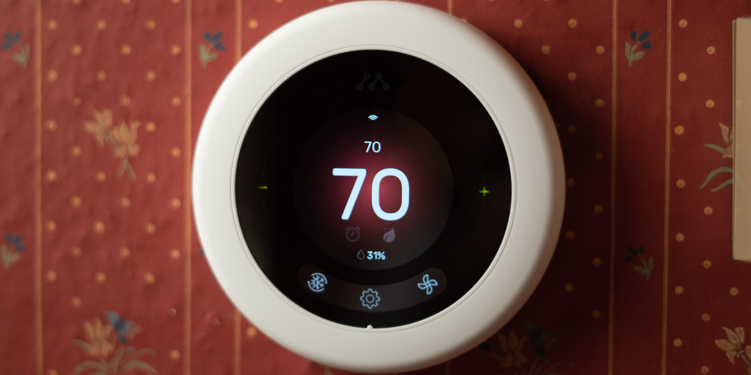 New-Momentum Meri Smart WiFi Thermostat •Works w/ Google Assistant • Touchscreen