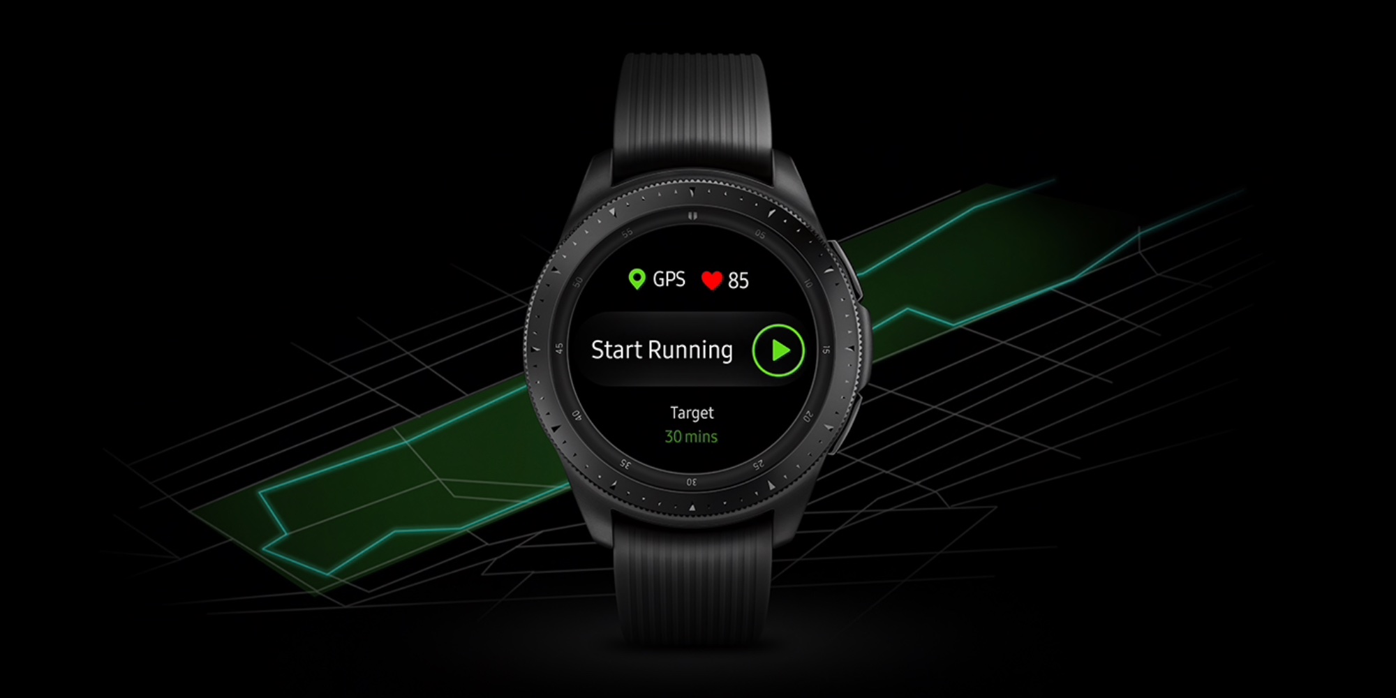 Galaxy watch gps. Темы на смарт часы Samsung Galaxy watch. Galaxy watch на черном фоне.