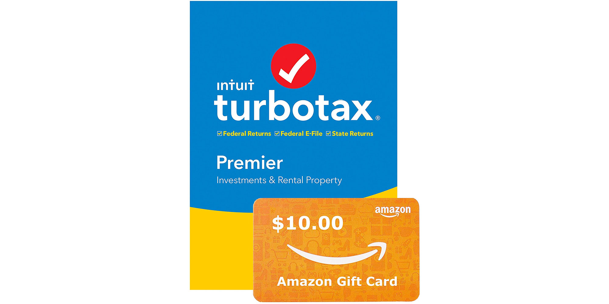 TurboTax Premier comes bundled with a 10 Amazon gift card for 70