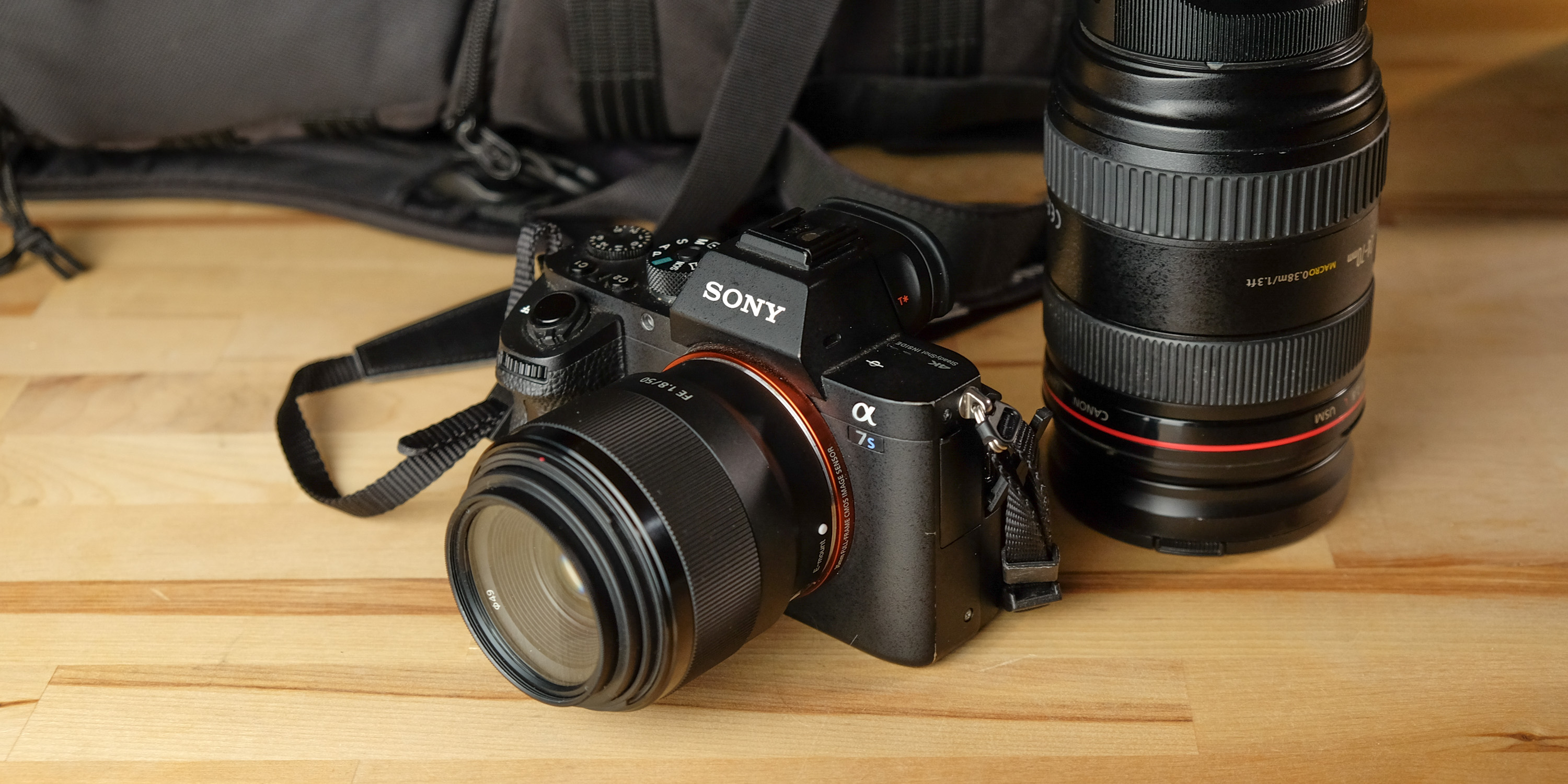 Sony a7s II and Canon 24-70 2.8 lens