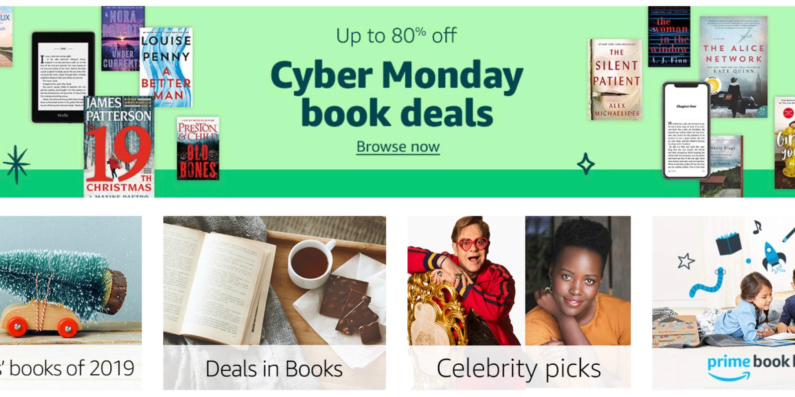 Amazon's Cyber Monday book sale takes 5 off orders of 20 or more