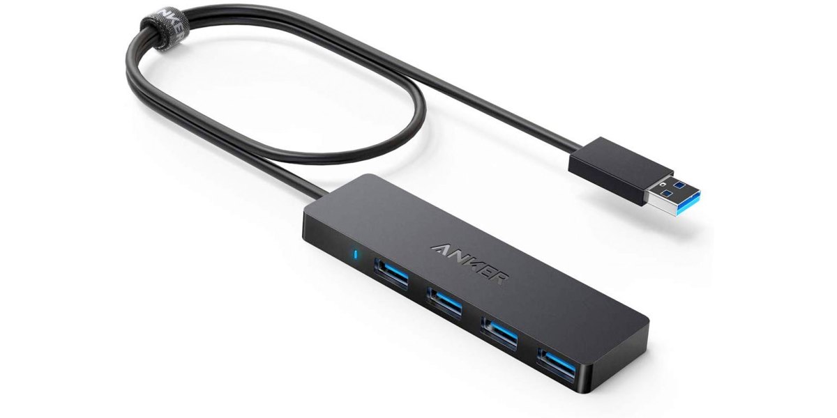 Add four more USB 3.0 ports to your computer with Anker's $5 hub