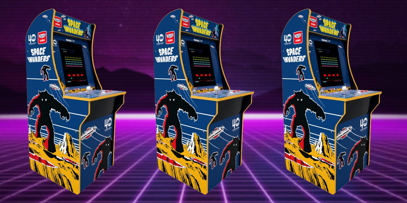 Arcade1up Space Invaders Cabinet Drops To 150 At Walmart 9to5toys