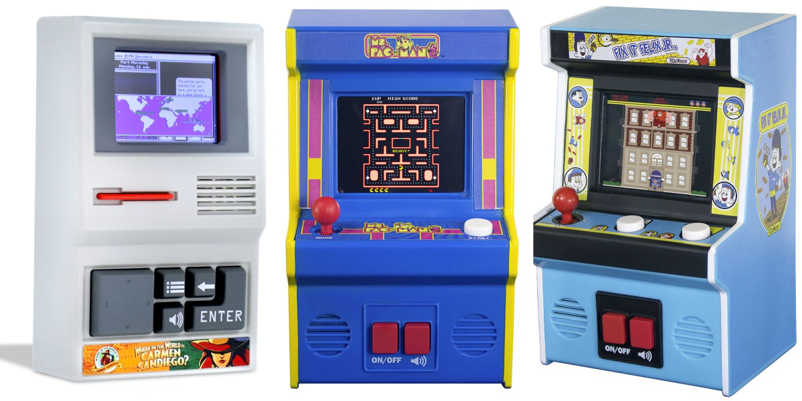 These mini arcade games provide hours of holiday cheer from 9 at