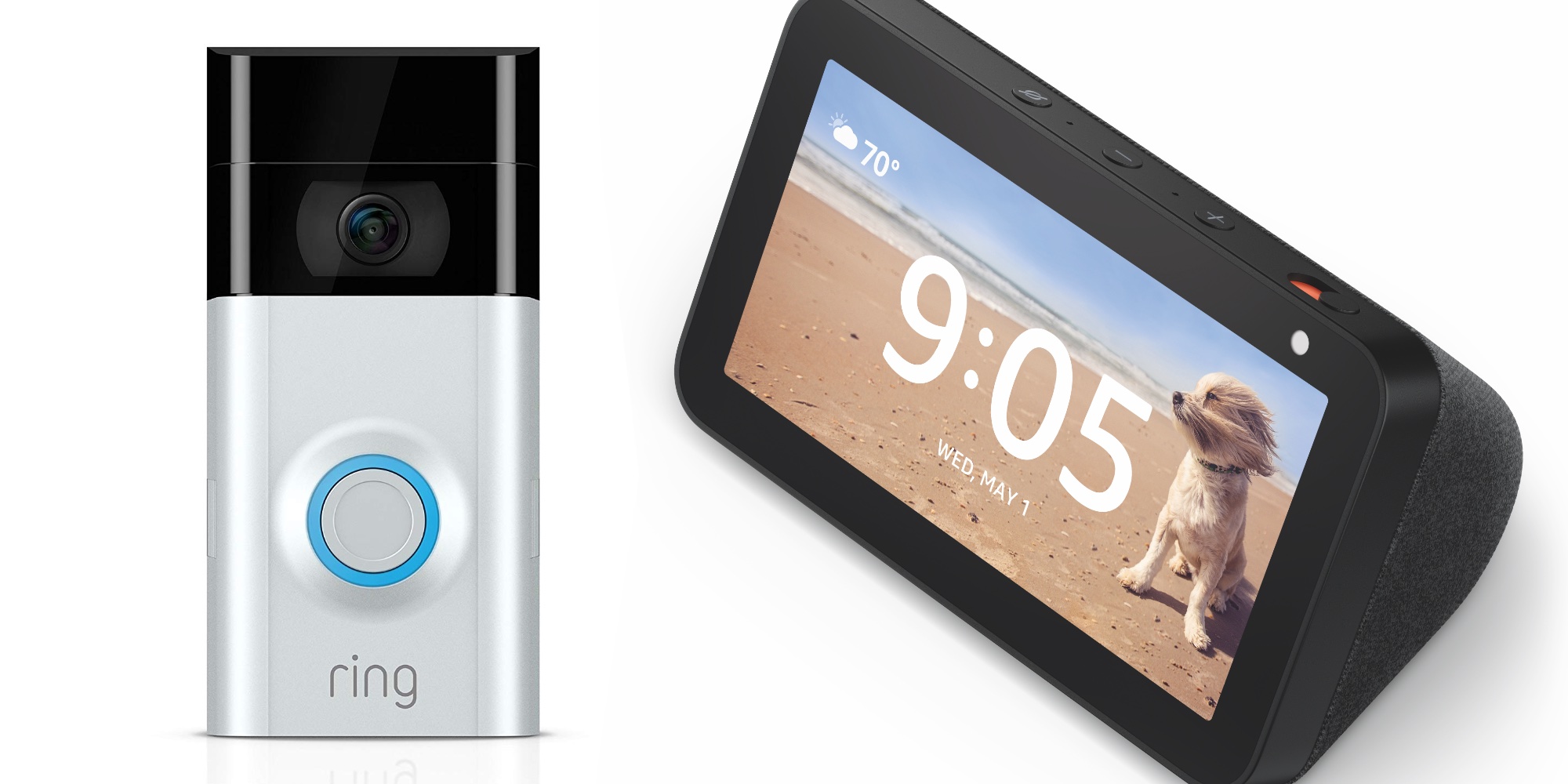 Bundle Ring Video Doorbell 2 and Echo Show 5 for 139 and save up to