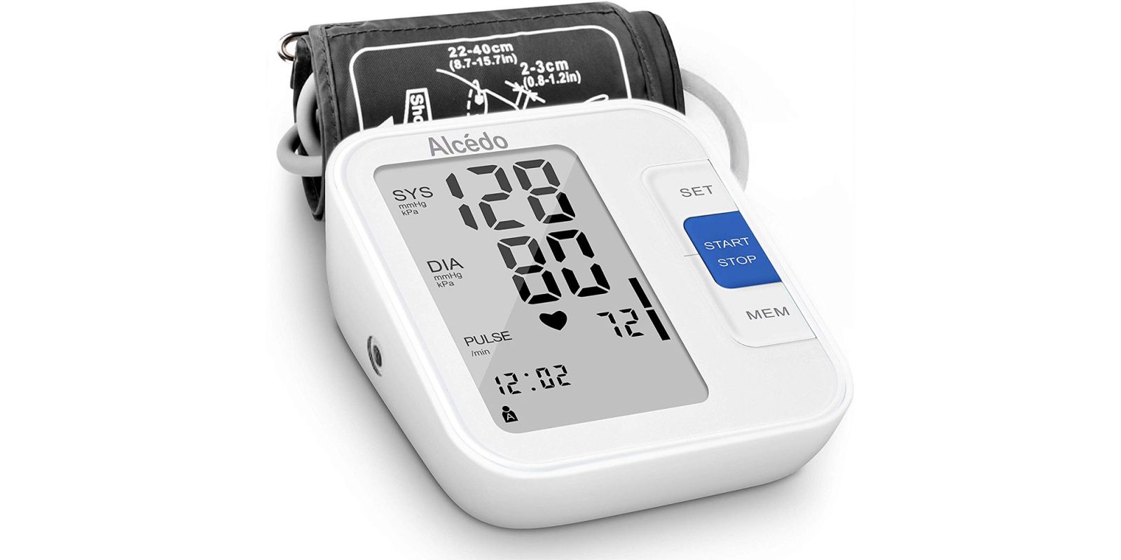 what are the readings on blood pressure monitor