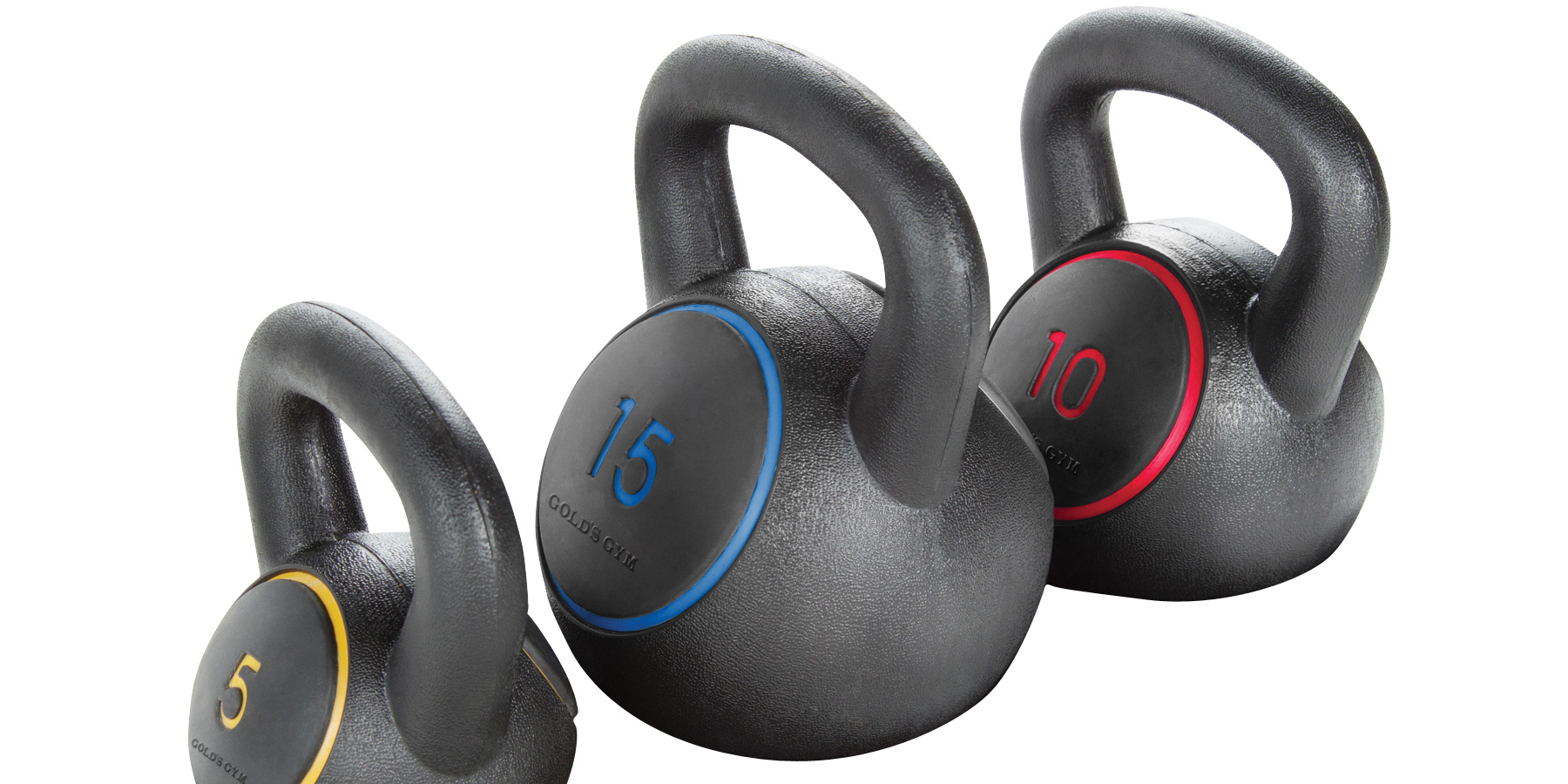 Gold's 3piece kettlebell kit now one of the most affordable at 27