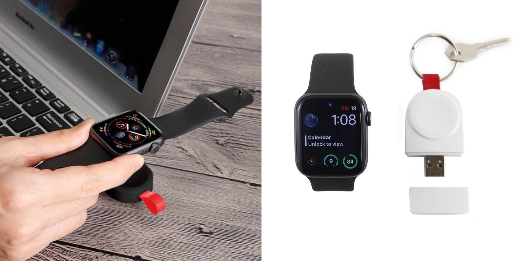 Stay always charged with this Portable Apple Watch Charger for 17