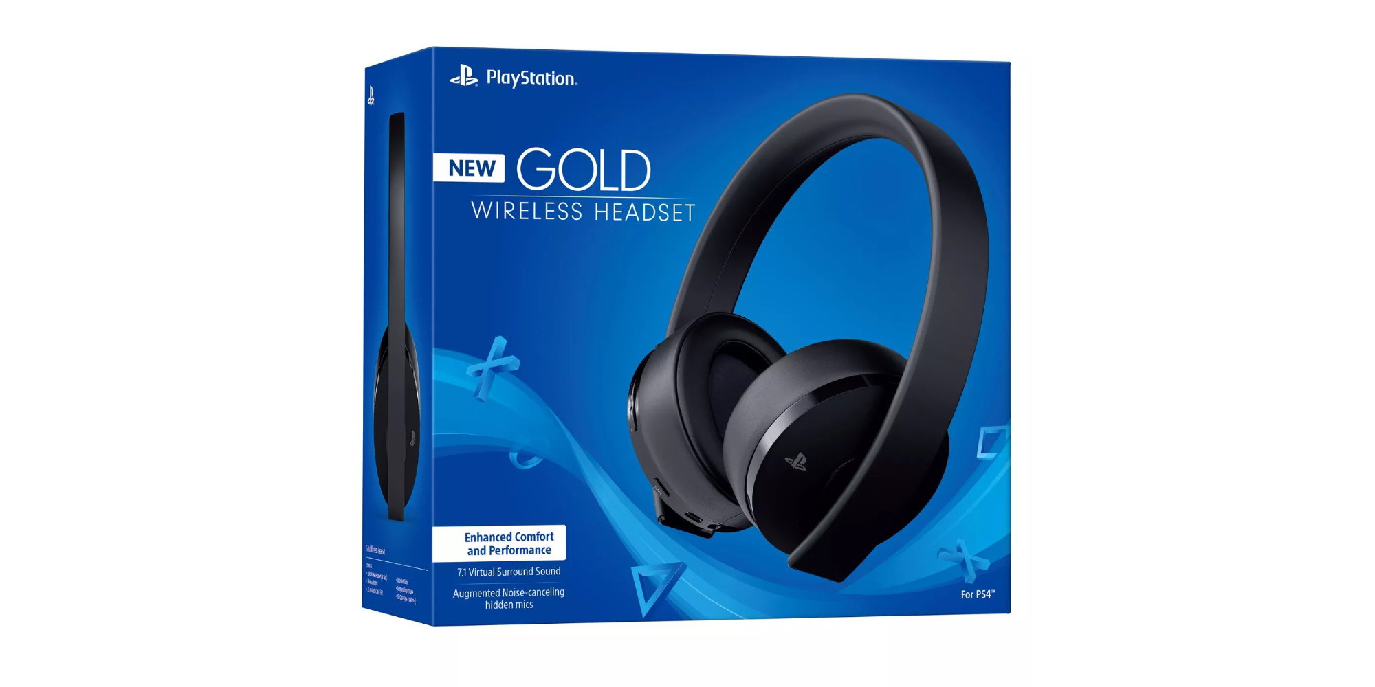 gold playstation wireless headset