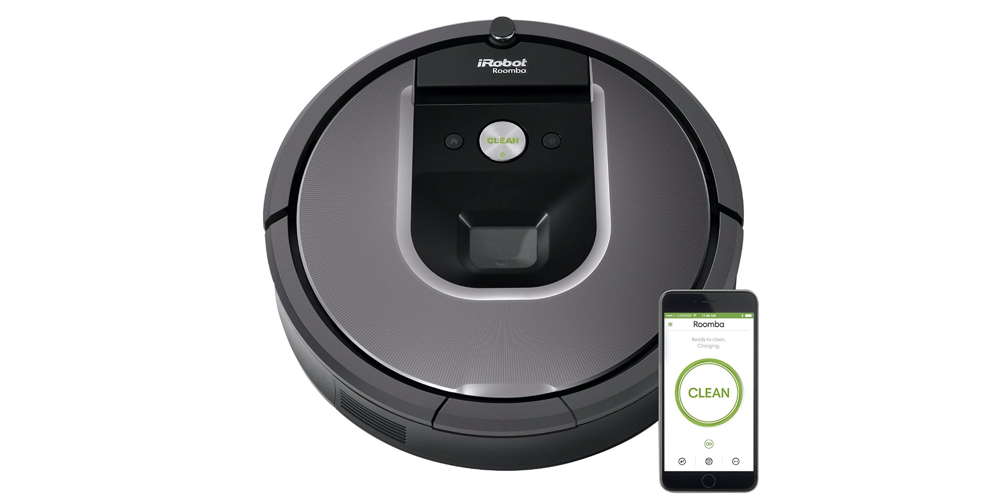 This iRobot Roomba 960 robot vacuum deal saves you time and 105, now