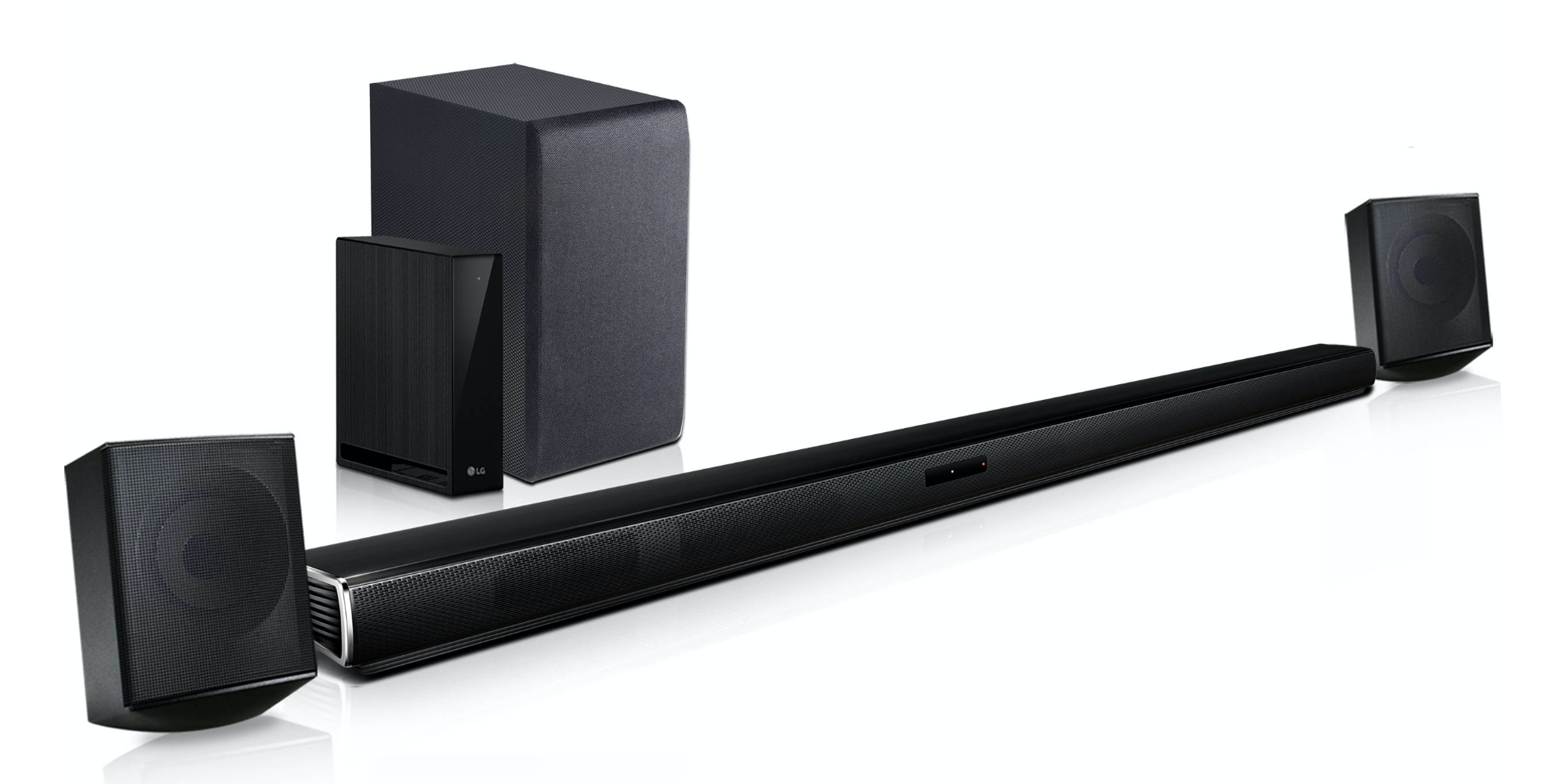 LG's 4.1Ch. Soundbar System includes two satellite speakers at 190 (52 off)