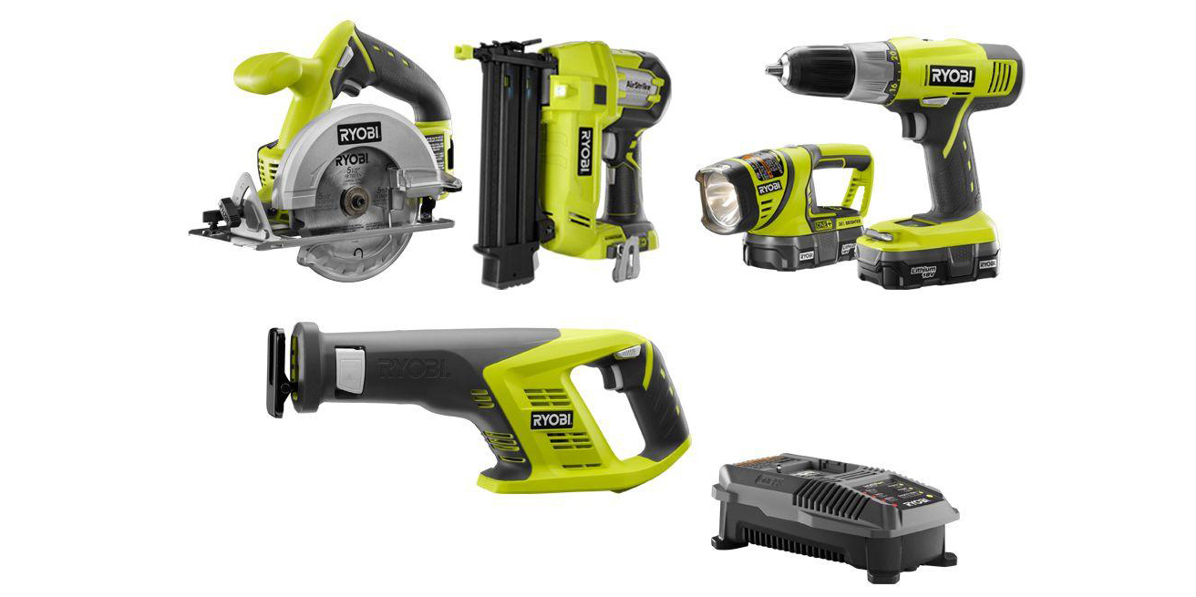 RYOBI's 6tool combo kit offers multiple batteries, more for 199 (33