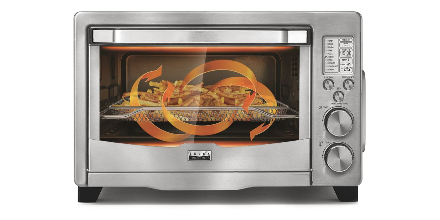 Bella's Pro 6Slice Toaster Oven is also an air fryer, now at 60 (Reg