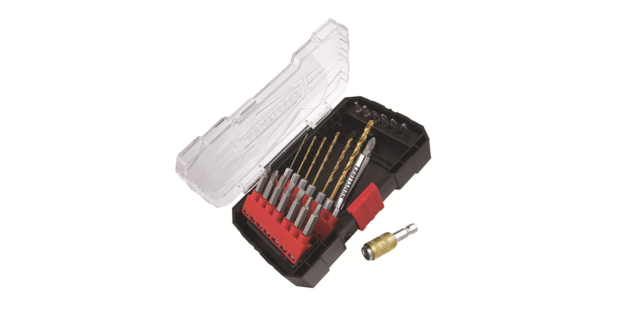 Under 7 nabs CRAFTSMAN's 22piece Drill/Driver Bit Set from Amazon