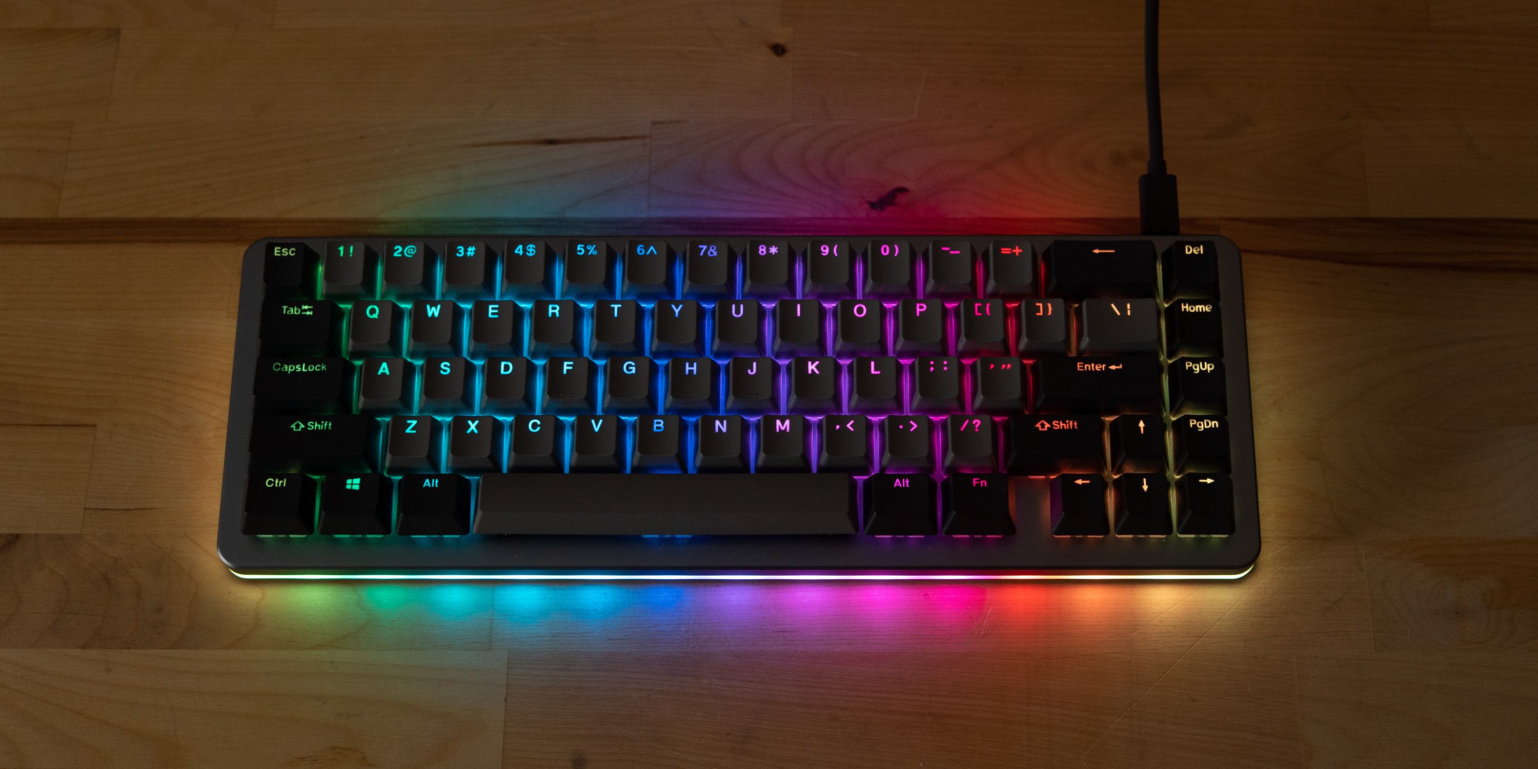 RGB lighting on the Drop ALT keyboard