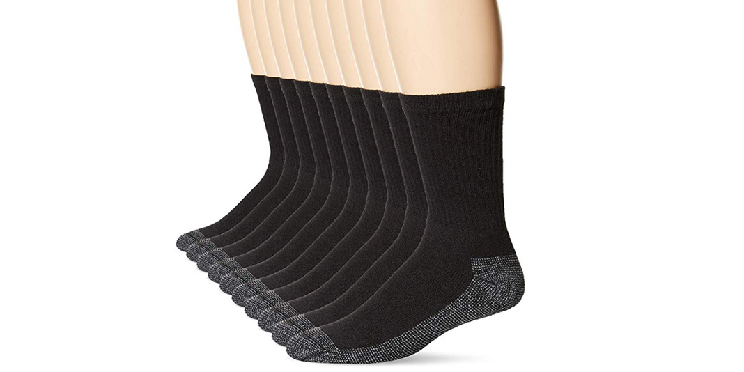 Fruit of the Loom 10-Pack Crew Socks for $12 Prime shipped at Amazon ...