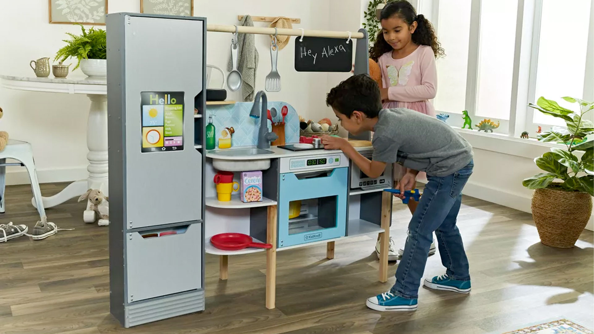 interactive kids kitchen