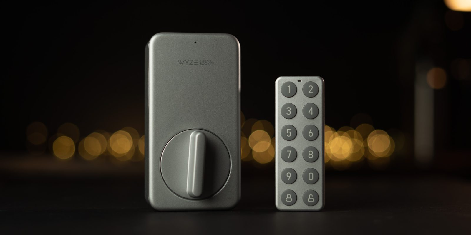 Wyze Lock and Keypad on desk