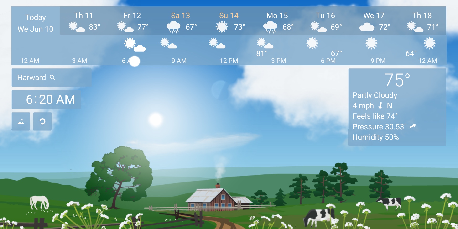 Animated YoWindow Weather app now FREE on iOS for a limited time (Reg. $3)
