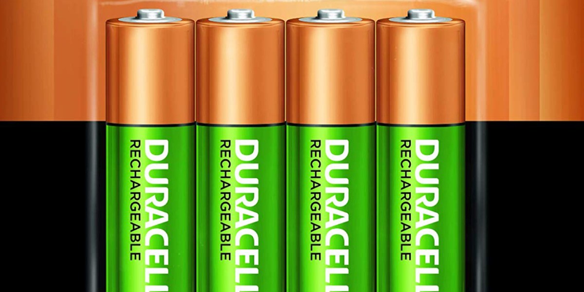 Get a 4pack of Duracell rechargeable AA batteries and charger for under 9