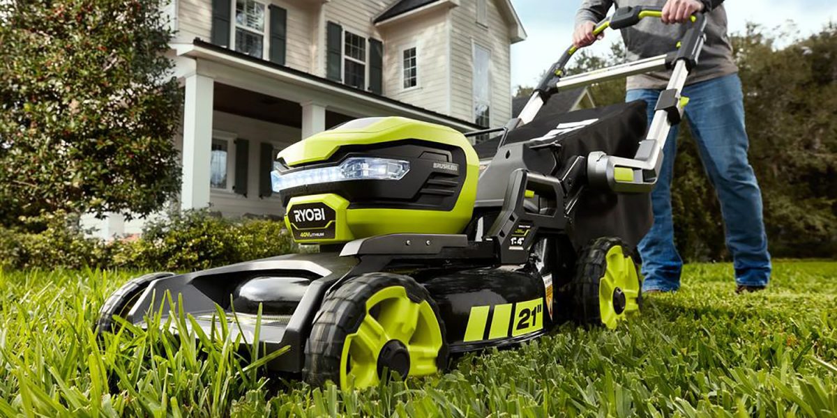 RYOBI's self-propelled 21-inch electric lawn mower is $379 (Reg. $500)