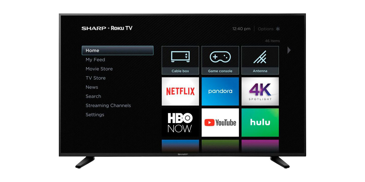 Sharp's budgetfriendly 4K Smart TV with Roku is 300, today only (80