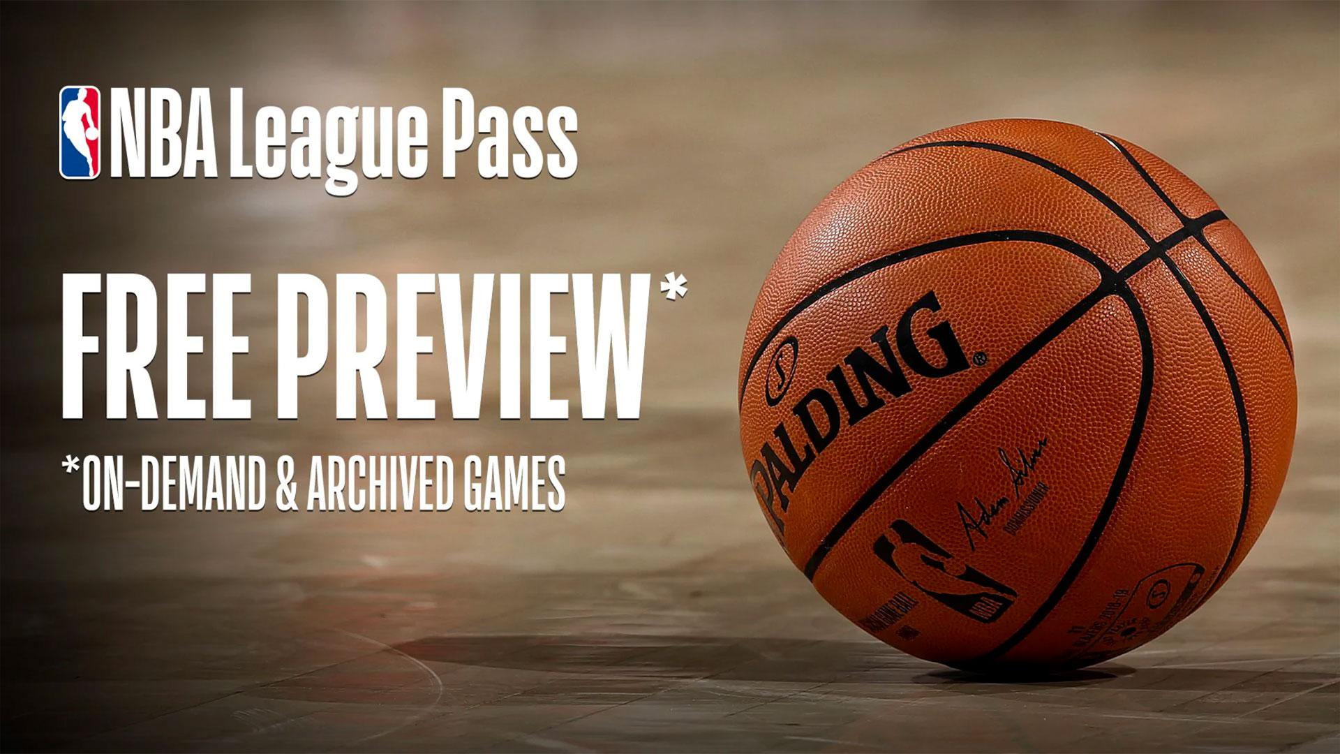 Catch up on previous NBA games and more with this FREE preview of League Pass