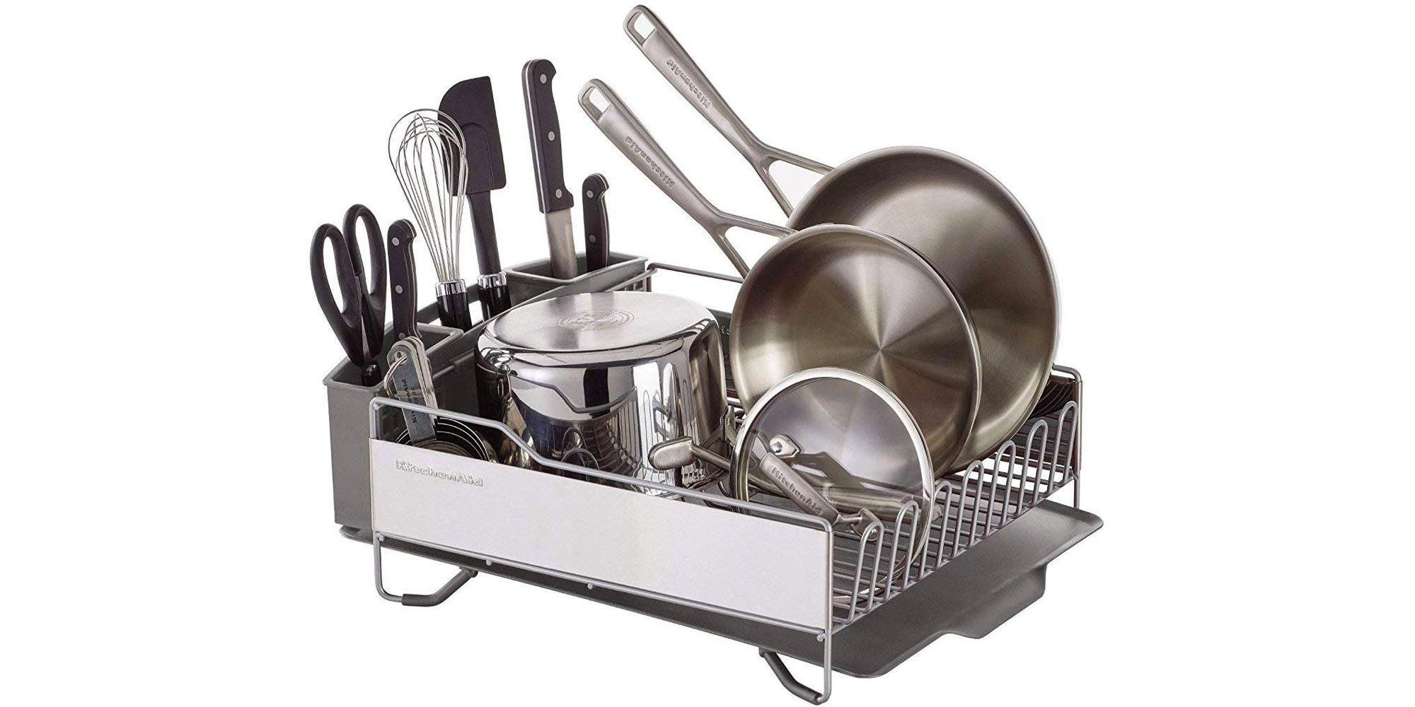 KitchenAid's modern dish rack is a kitchen must at $46 (Reg. $60)