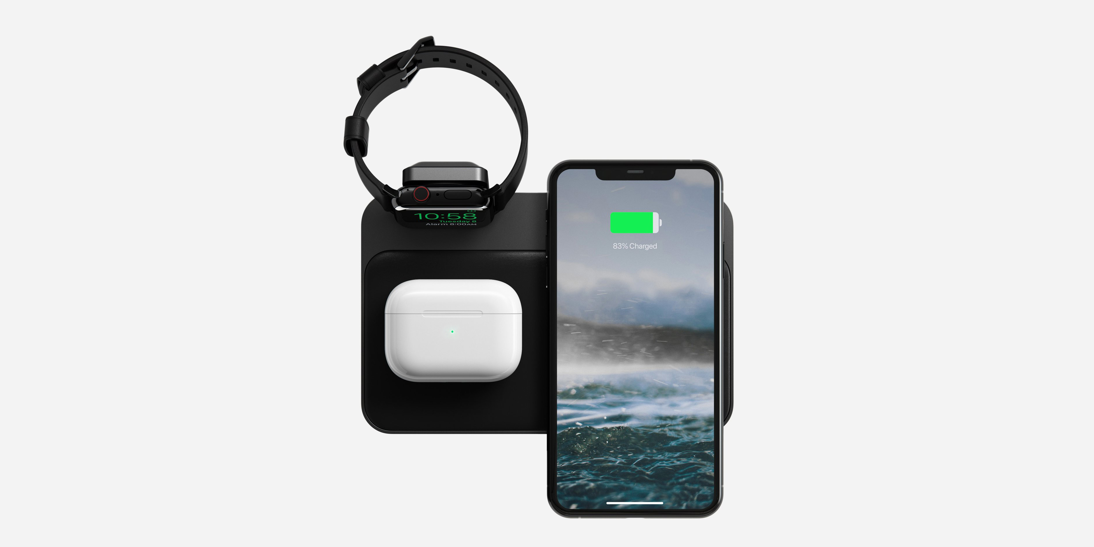 Nomad refreshes Apple Watch Base Station, charges 5 devices - 9to5Toys