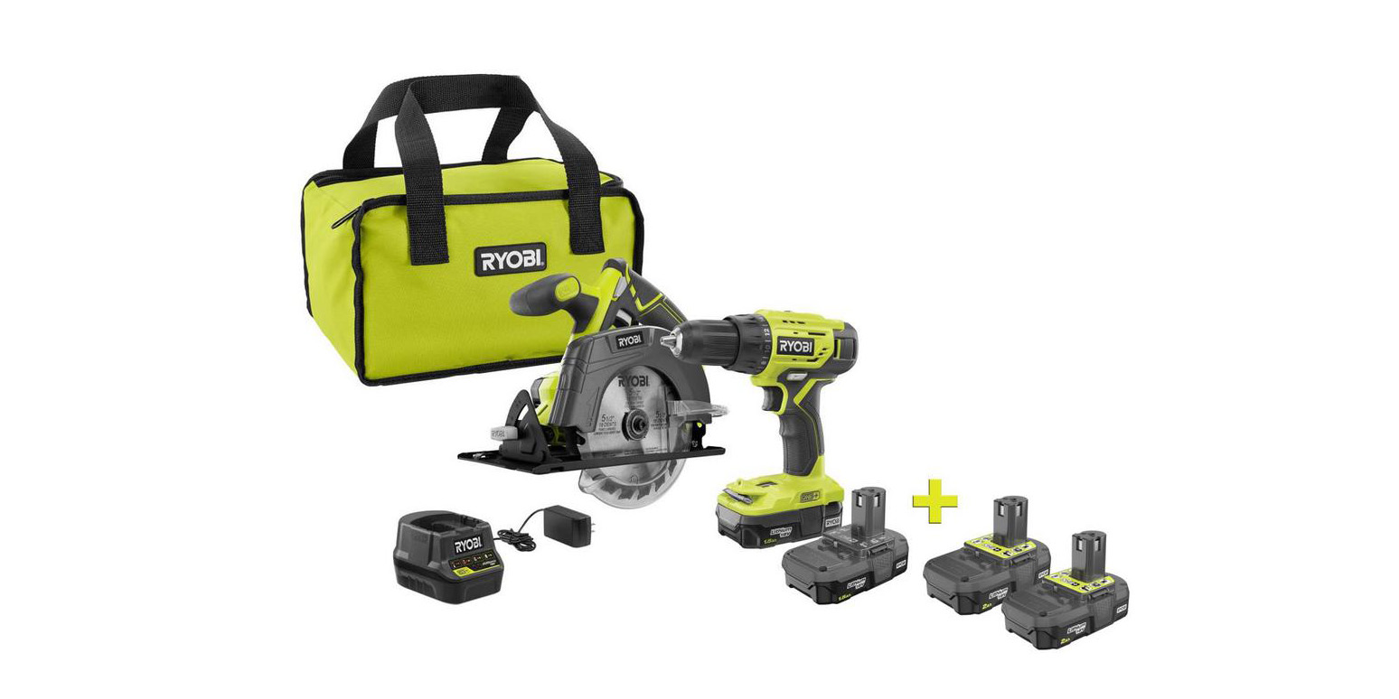 Ryobi's 2-tool Combo Kit includes extra batteries, more for $129 (Reg ...