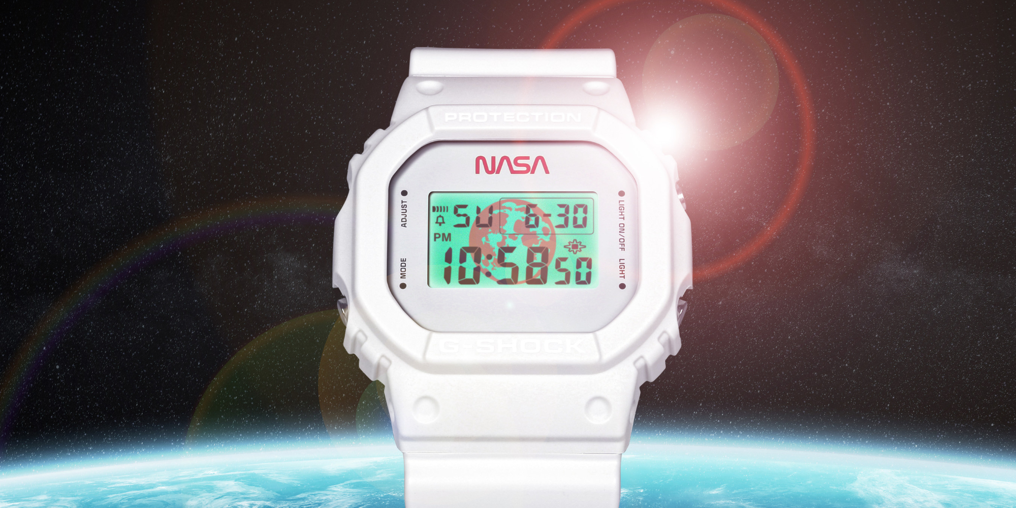 Limited-Edition Casio NASA G-SHOCK features all-white design - 9to5Toys