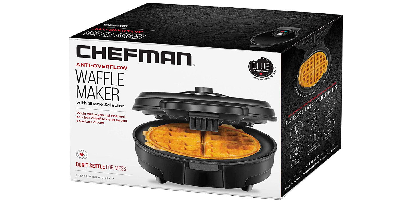 Get your waffle on with this Chefman Belgian Maker at 20 (Nearly 35 off)
