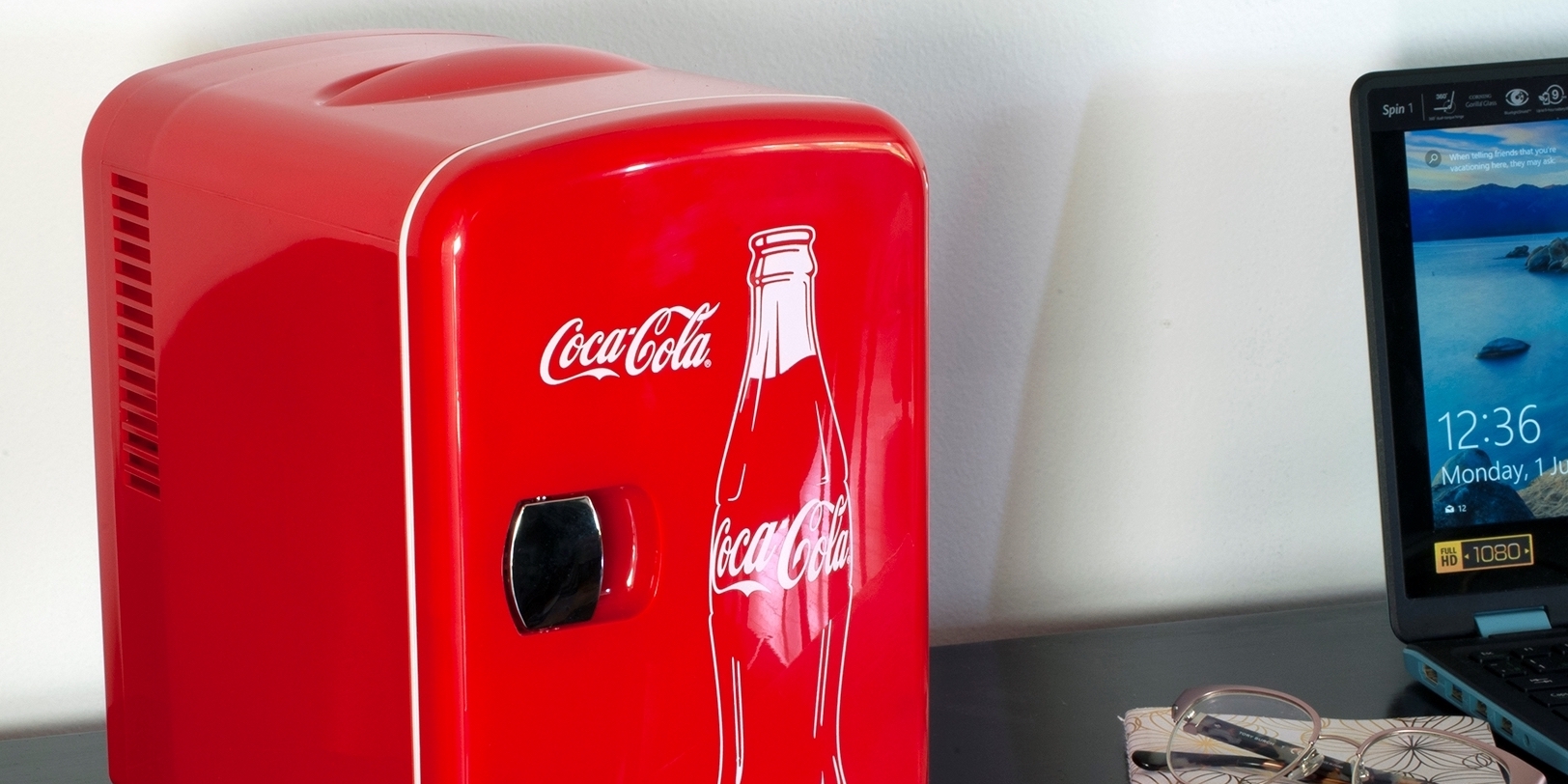 Add this CocaCola Portable Mini Fridge to the collection for 25 (Reg