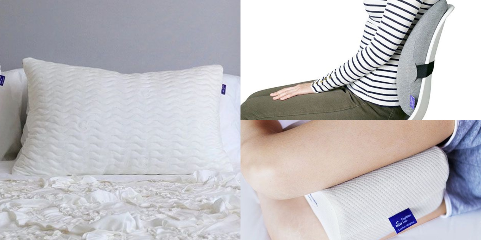 Rest and work more comfortably with ergonomic supports from Cushion Lab