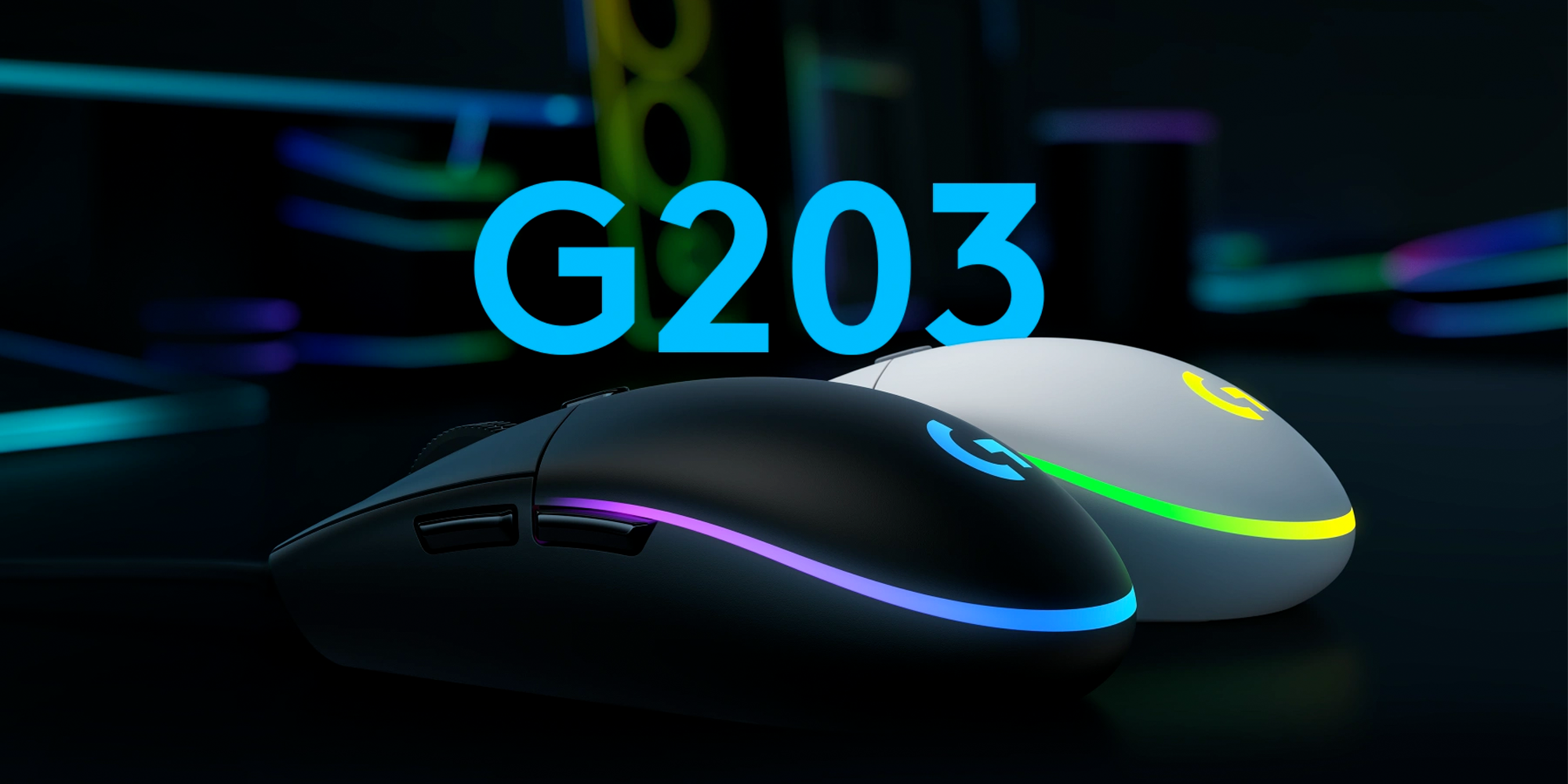  Logitech G203 Wired Gaming Mouse + G213 Prodigy Gaming