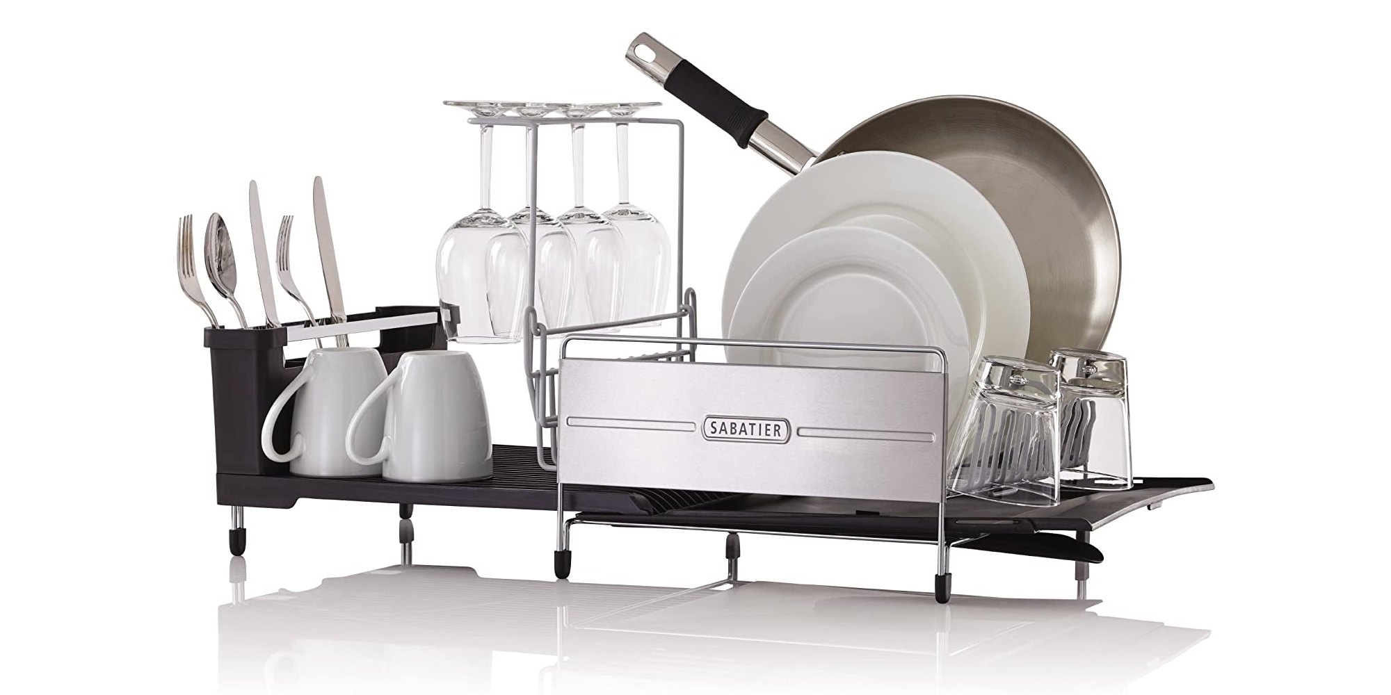 Add stainless steel to the kitchen with Sabatier's Dish Rack 50.50