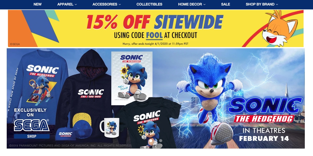 Sonic t-shirts, collectibles, more 15% off today at SEGA Shop - 9to5Toys