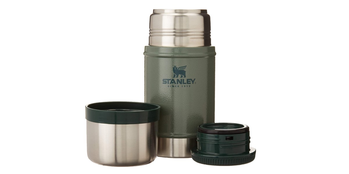 Stanley Classic Vacuum Food Jar 24oz Hammertone Green