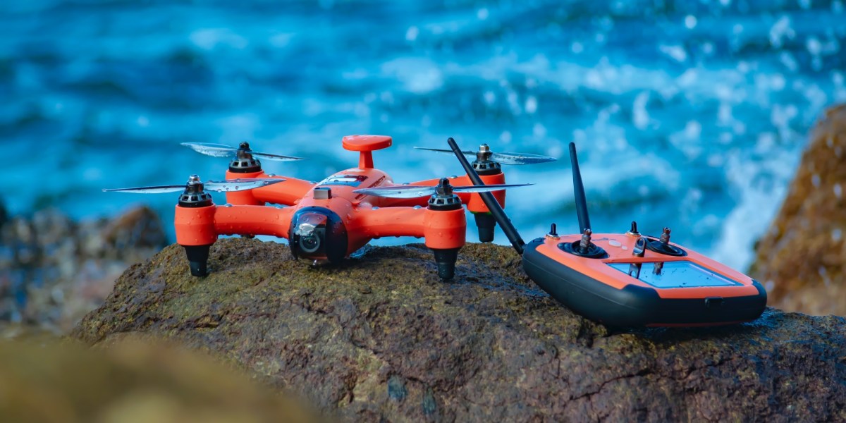 an exclusive $100 discount on Spry Plus Waterproof Drone