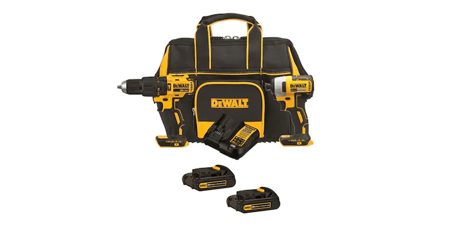 DEWALT's 2tool combo kit includes two batteries + more for 169 (Reg
