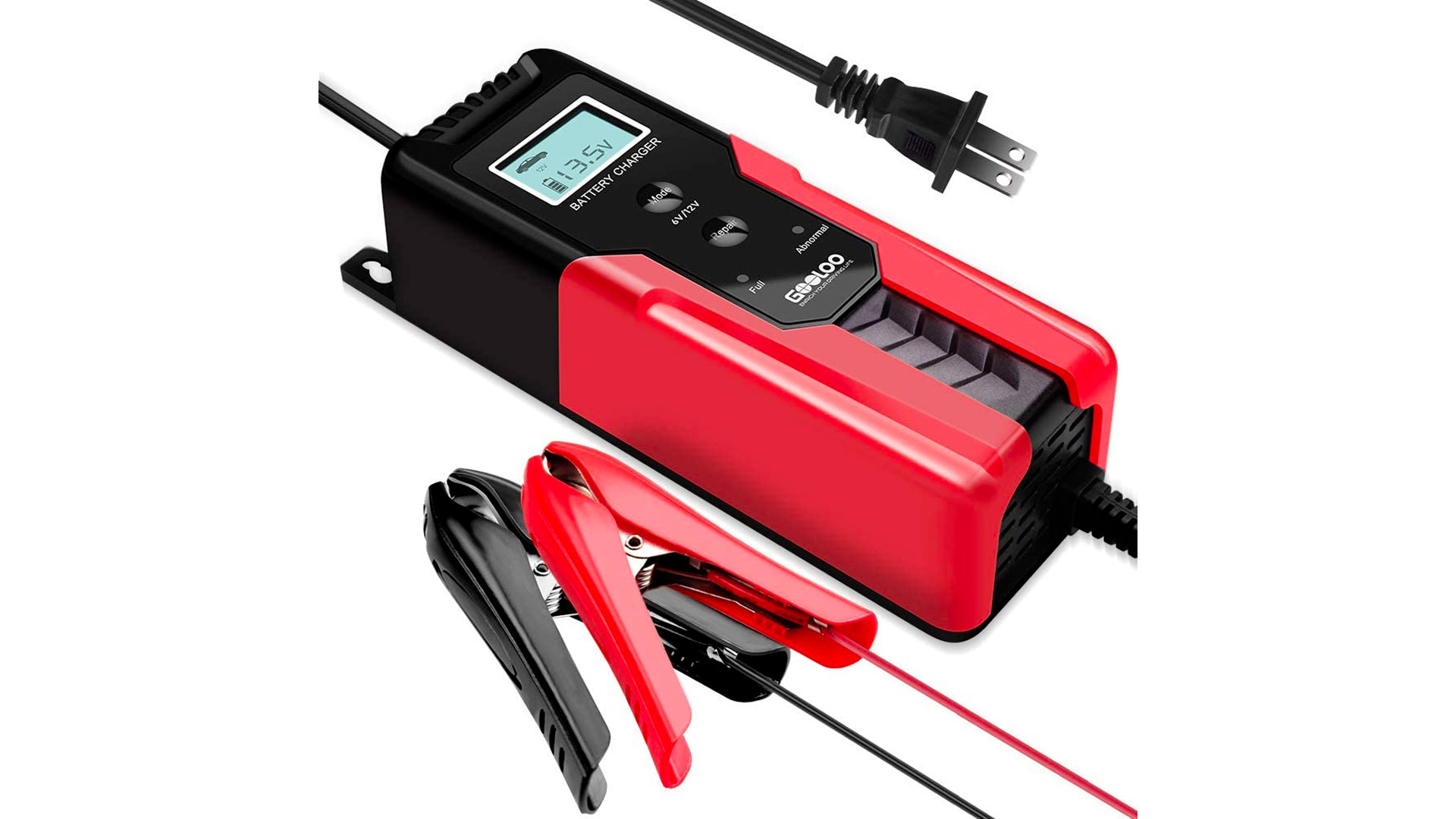 GOOLOO's highly-rated 6V/12A battery charger/maintainer drops to $22