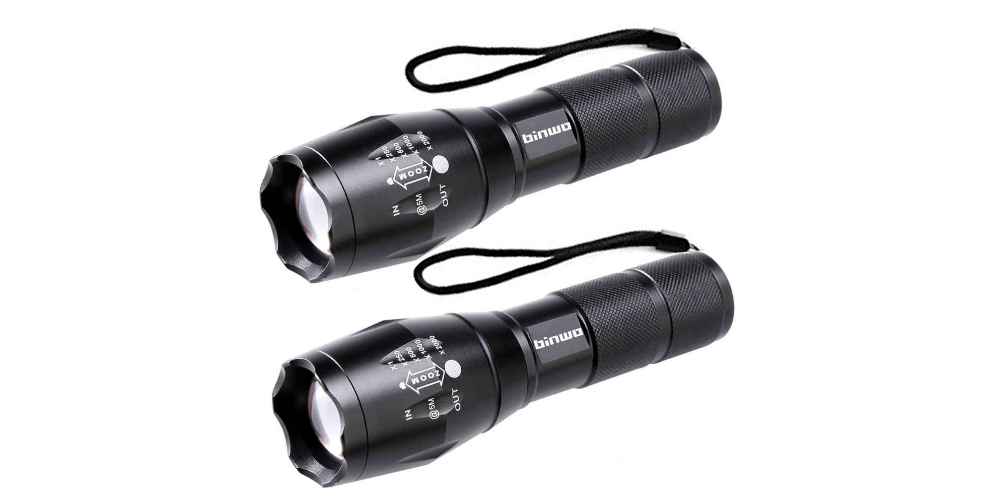 Grab two LED tactical flashlights for under 5 each with this code (50