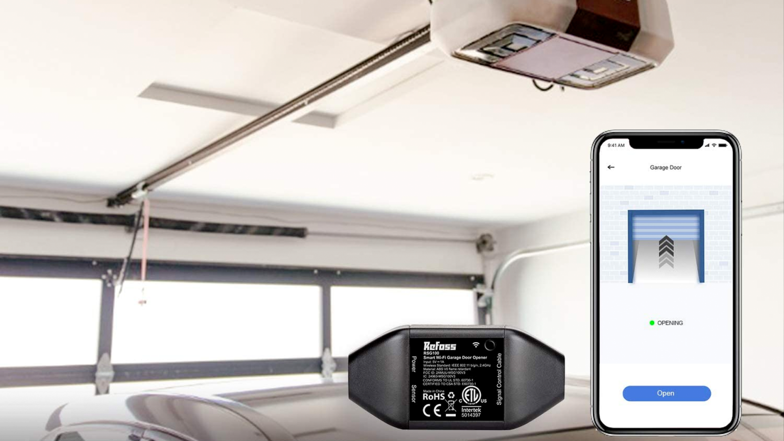 Upgrade to a voicecontrolled garage door with this smart opener at 24