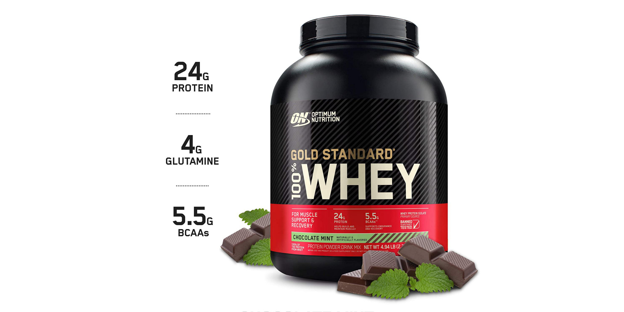 Score 5-lbs. of OPTIMUM NUTRITION Whey Protein for $35 at Amazon (Reg
