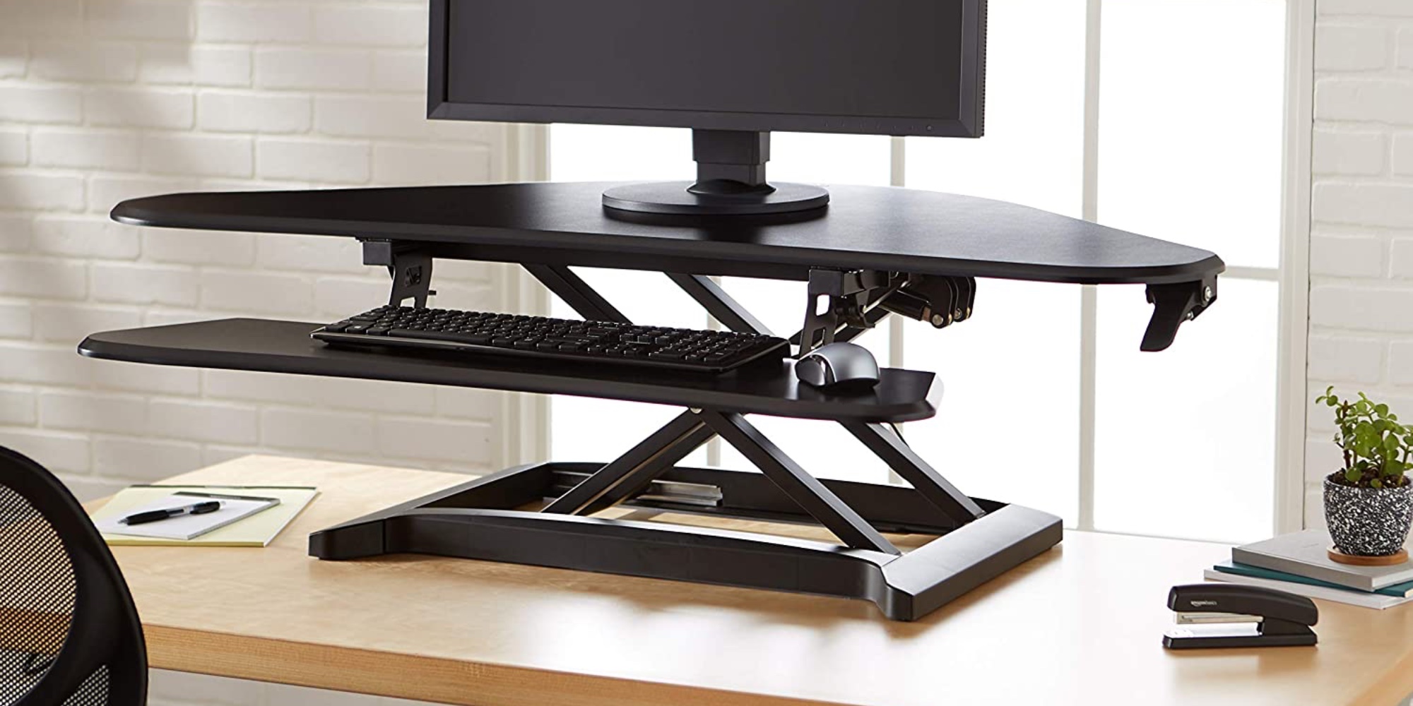 discount adjustable standing desk converter price